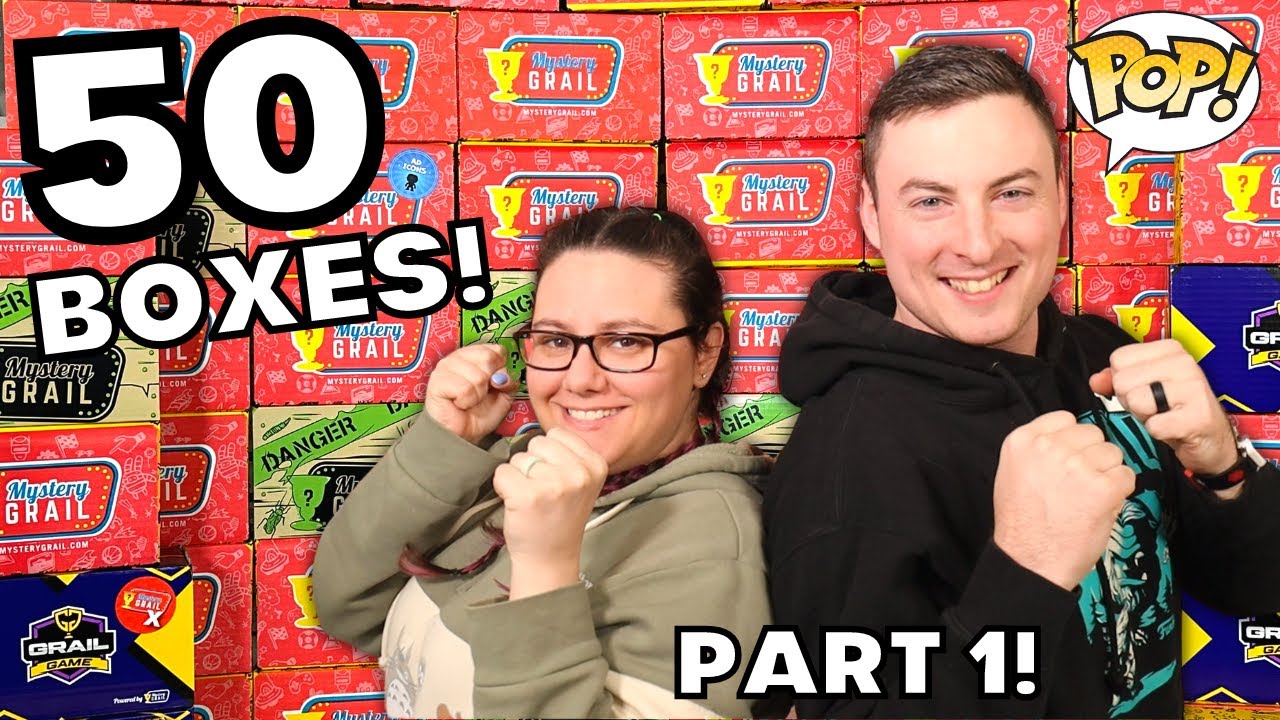 Unboxing 50 Funko Pop Mystery Boxes From Mystery Grail! (Part 1)