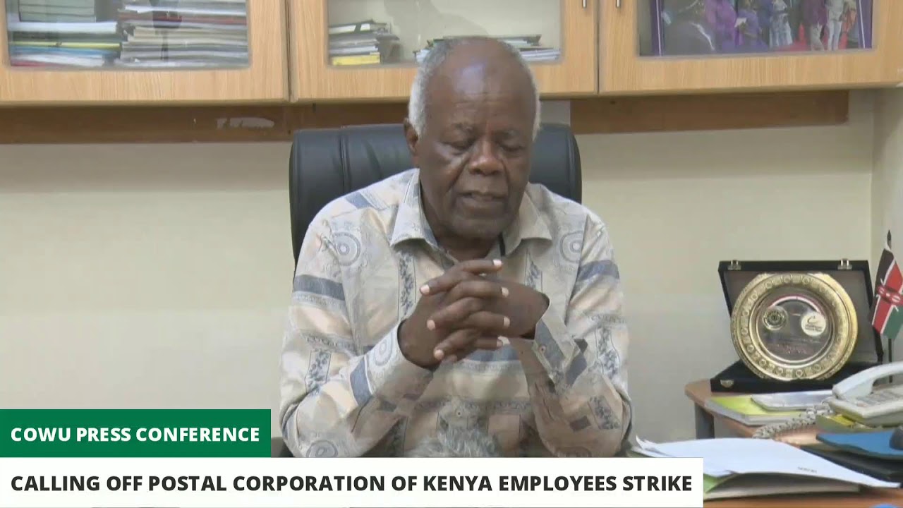 COWU PRESS CONFERENCE TO CALL OFF STRIKE