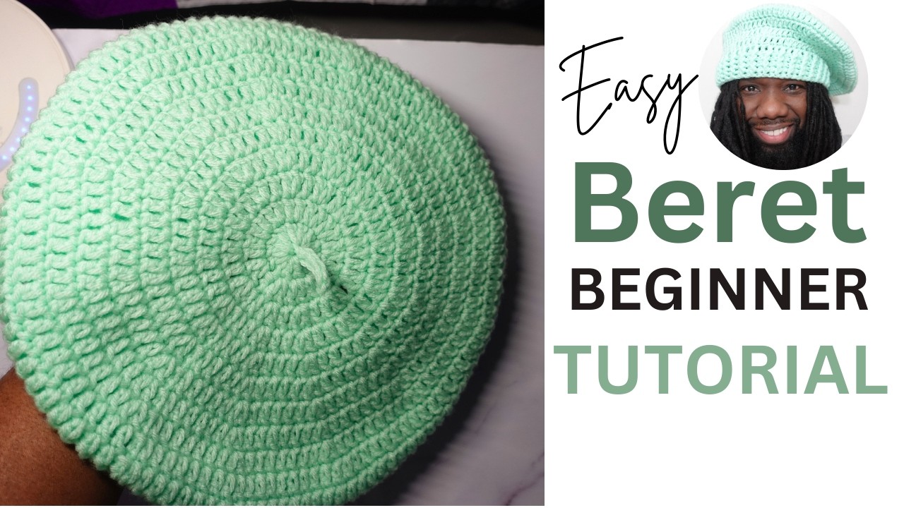 The FASTEST Way to Crochet a Beret You'll Actually Wear!