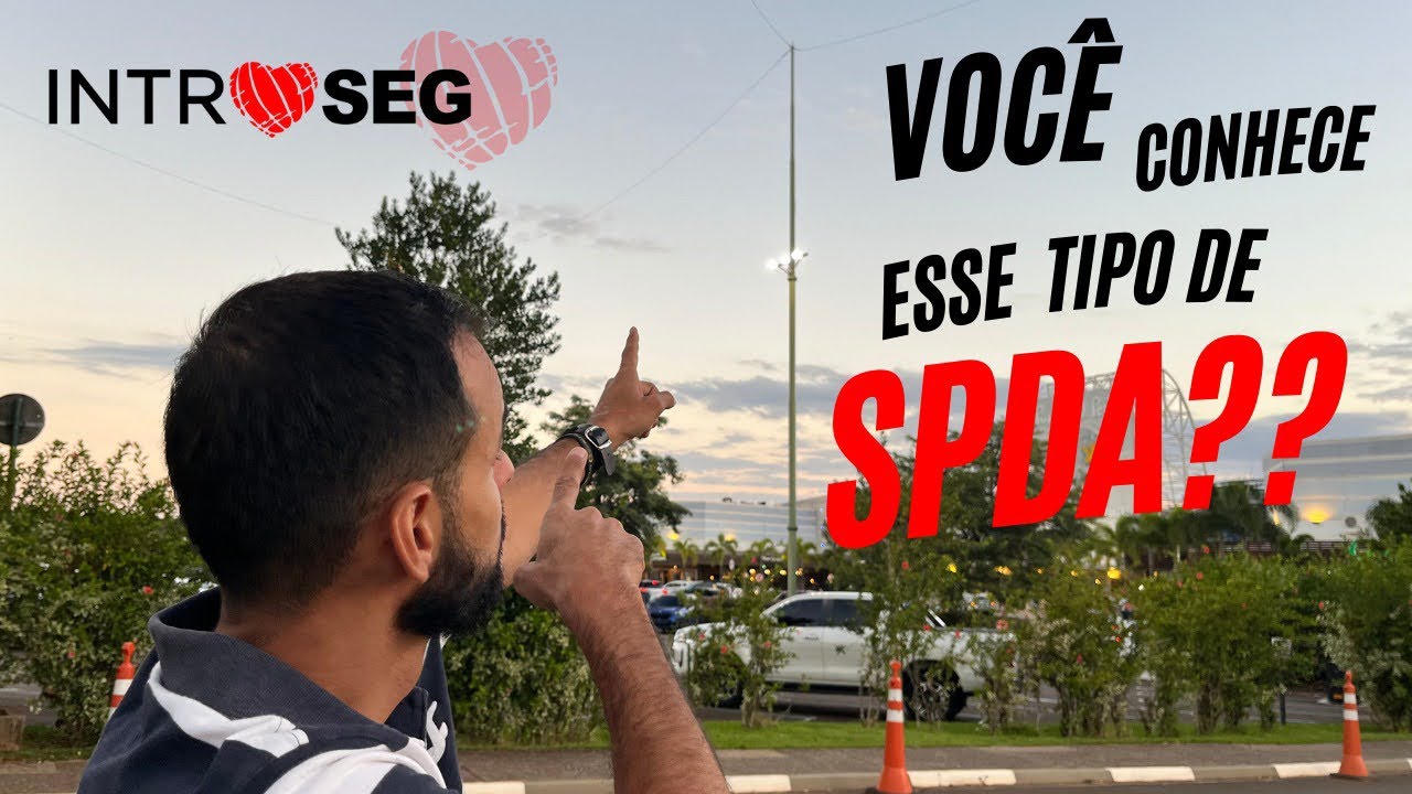 Sistema de prote&ccedil;&atilde;o de descarga atmosf&eacute;rica - SPDA - Gaiola de Faraday