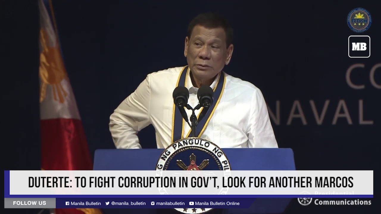 Duterte: To fight corruption in gov’t, look for another Marcos