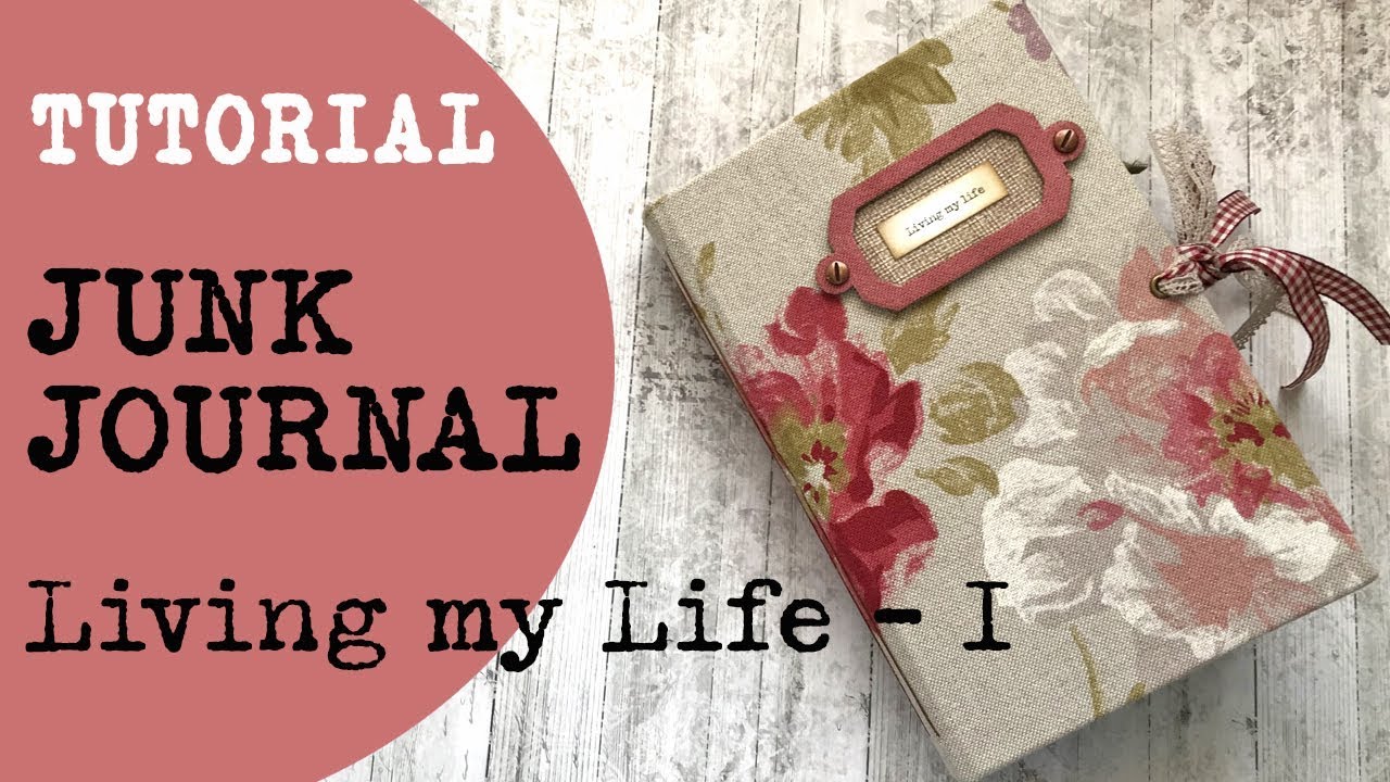 Cómo hacer un JUNK JOURNAL forrado con tela -  PARTE 1 : Estructura y cosido de cuadernillos