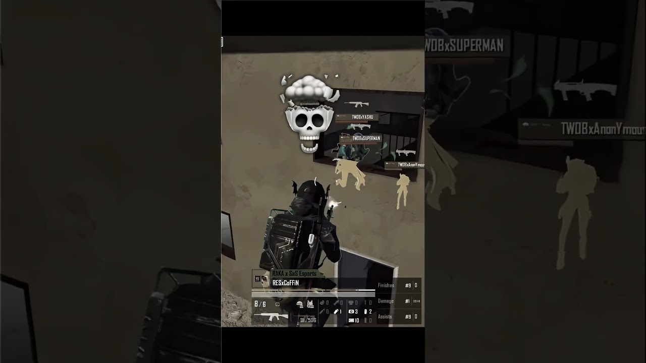 Coffin 1v4 Clutch Vs TWOB in Quarter Finals of BGIS | Insane 1v4