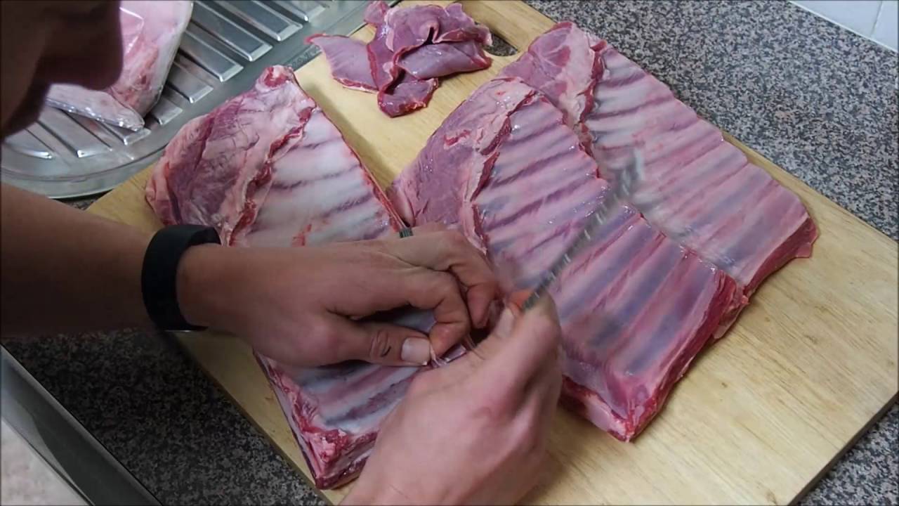 Apple Smoked Lamb Ribs