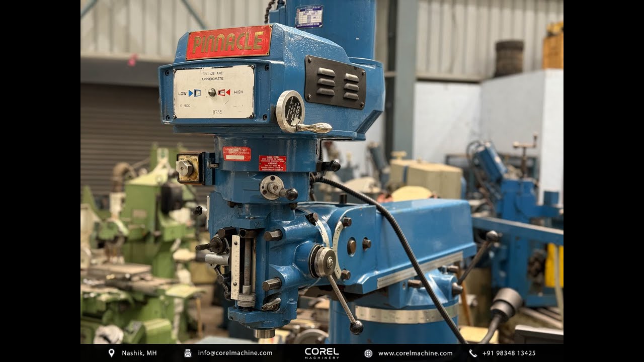 PINNACLE M1TR TURRET DRO MILLING MACHINE