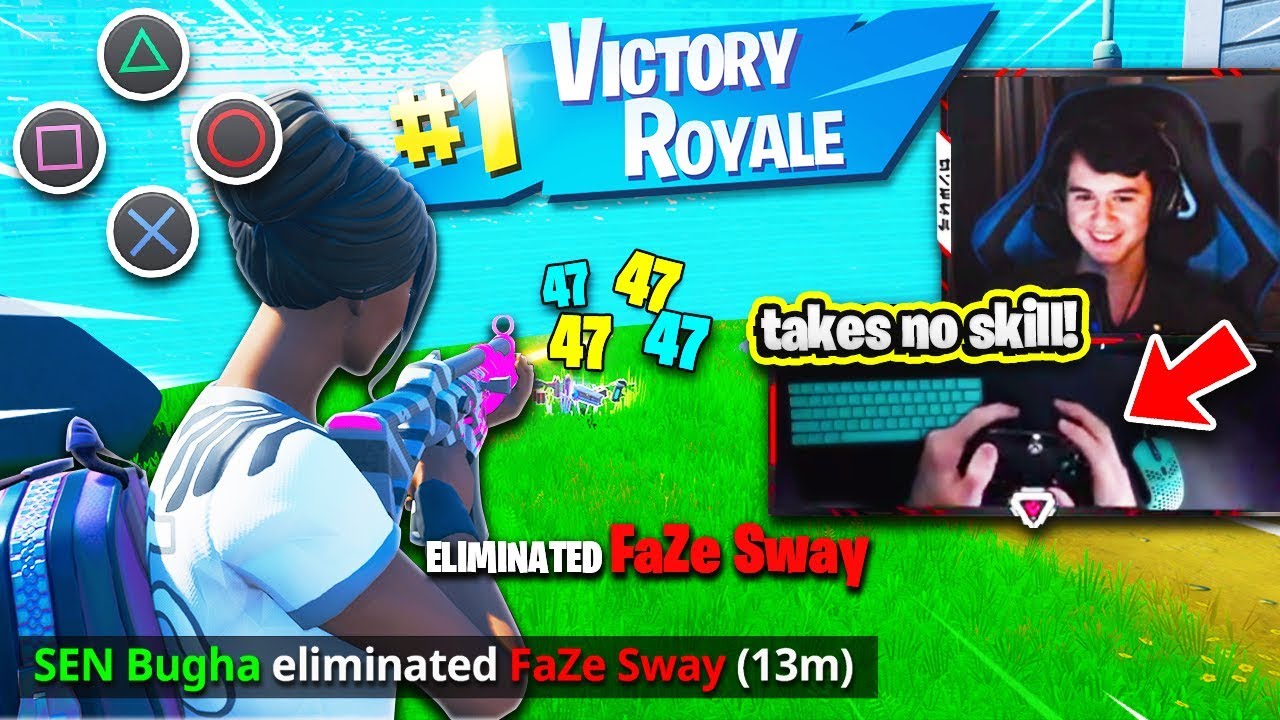 BUGHA *FINALLY* SWITCHES to CONTROLLER! (Fortnite Winter Royale)