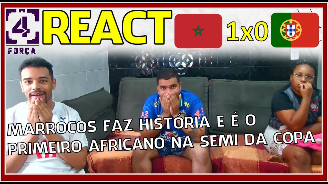REACT MAROCCOS 1X0 PORTUGAL COPA DO MUNDO 2022 #worldcup #morocco #portugal