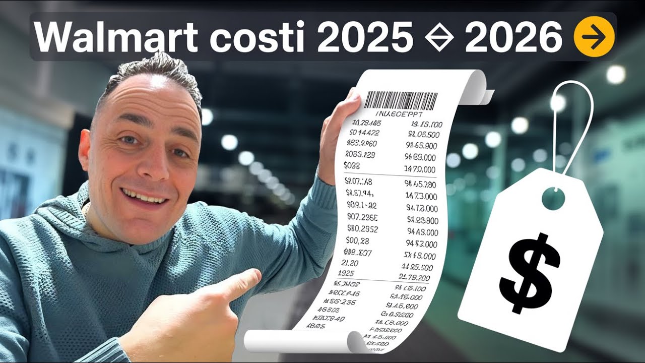 Un Anno Dopo : Quanto e Aumentata La Spesa Da WALMART IN USA (2025 VS 2026)