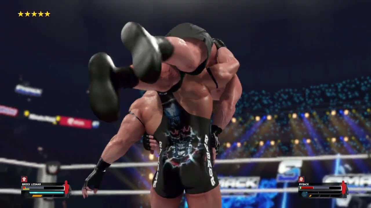 Part 2 of Brock Lesnar VS. Ryback | OLR tournament round 3