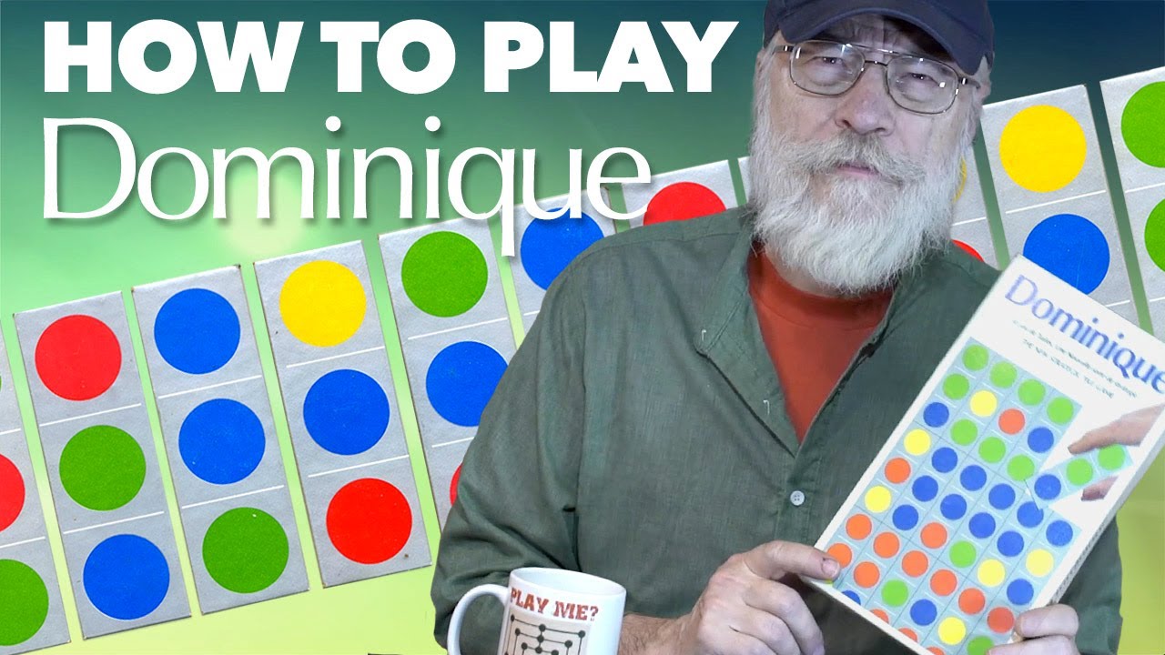 Dominique is not dominos, but it is unique. A very fun abstract tile game from the 1980s!