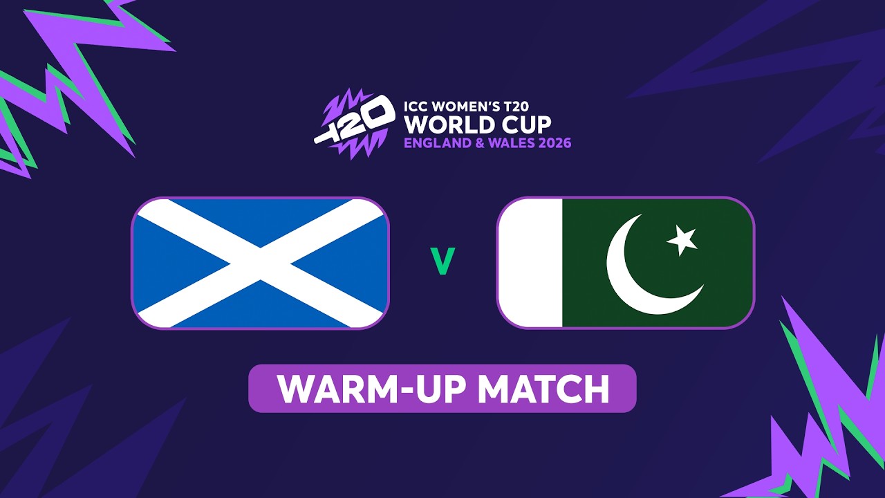 ICC Women's T20 World Cup 2026 Warm-up 7: Scotland vs Pakistan #t20worldcup
