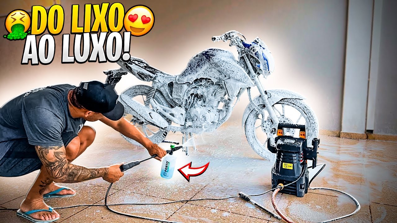 LAVEI A TITAN 160 SÓ COM PRODUTOS VONIX 💸💸