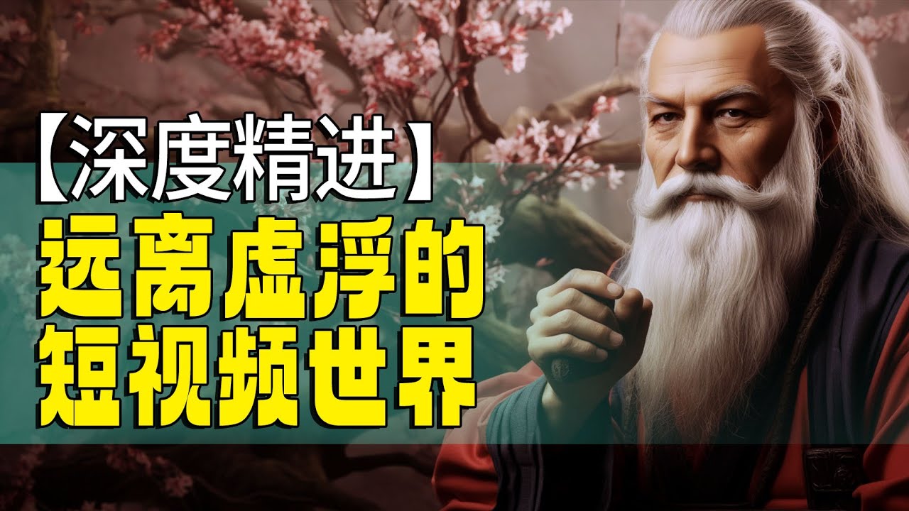深度精进：远离虚浮的短视频世界     深度兴趣、自我控制、独立思考、个人成长、自我提升