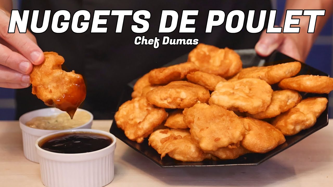 NUGGETS DE POULET prêt en 15 minutes | Meilleurs que chez Mcdo et en bonus super facile & rapide