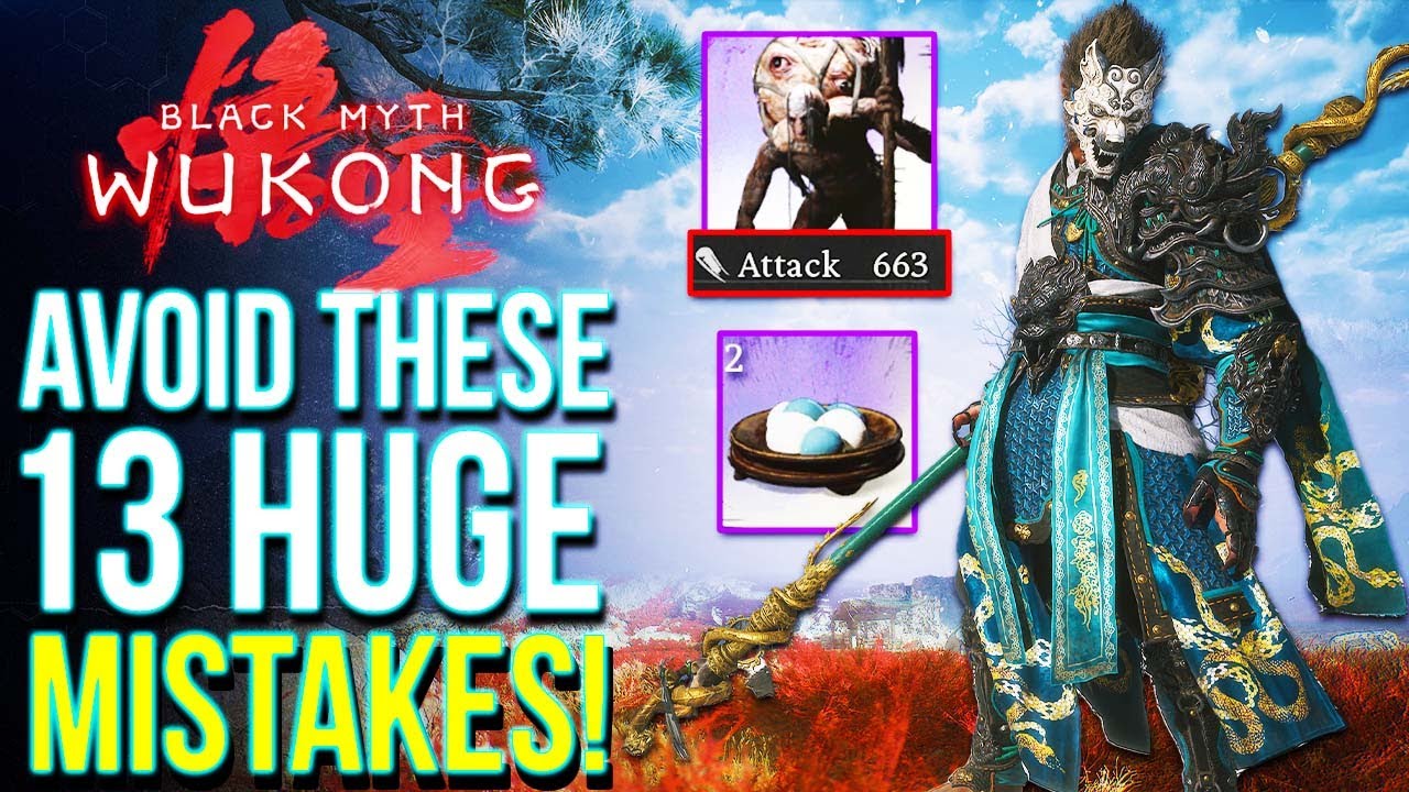 Эти 13 серьёзных ошибок могут испортить вам игру в Black Myth Wukong! (Советы и хитрости Black My...