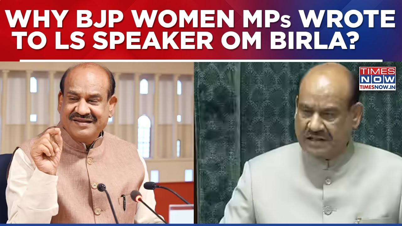 BJP Women MPs Write To LS Speaker Seeking Strict Action Against Opposition MPs For House Misconduct
