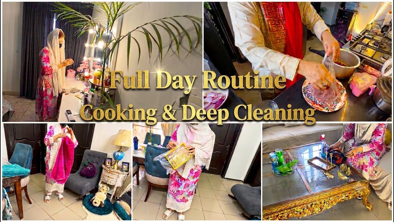🔥Morning to Night Summer Routine| Delicious Summer Cooking 🍽️ +Deep Home Cleaning |Homemaker Wajeeha
