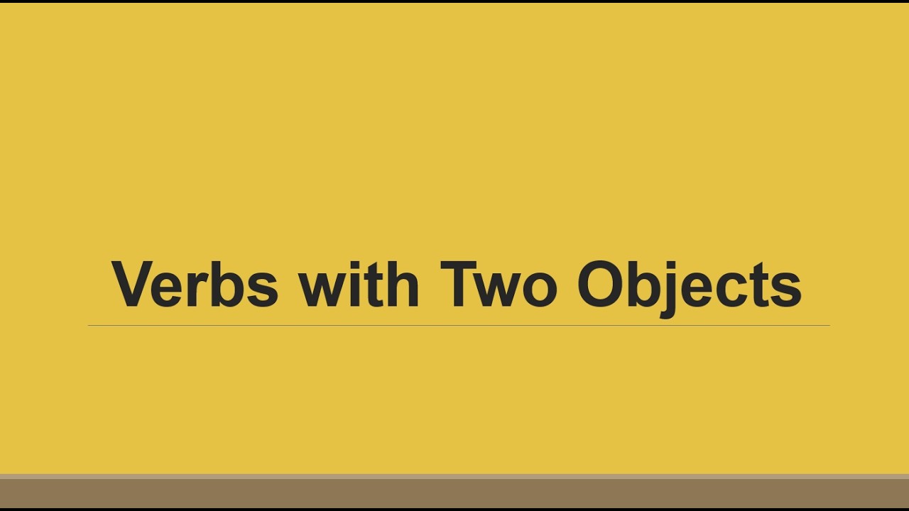 Verbs with Two Objects | Give, Send, etc. | A2 English Grammar Lesson 33 | Learn English with Aime
