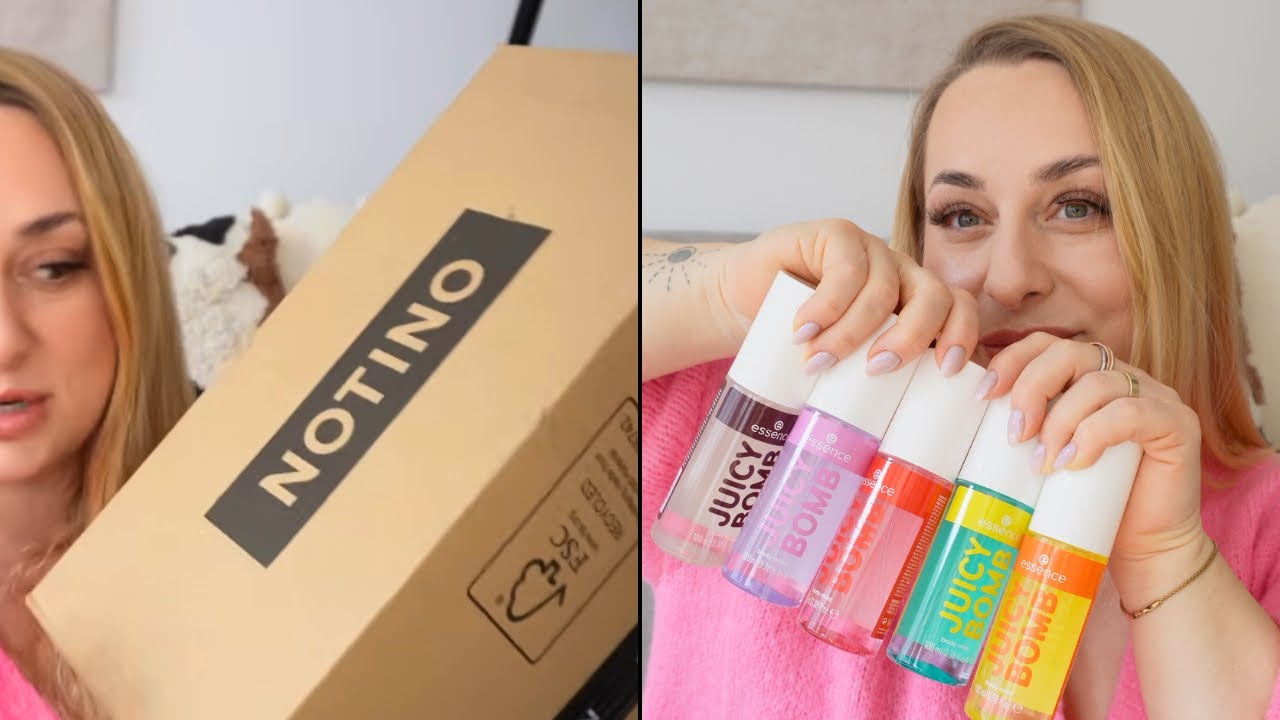 Nowości ESSENCE JUICY BOMB + haul z paki NOTINO
