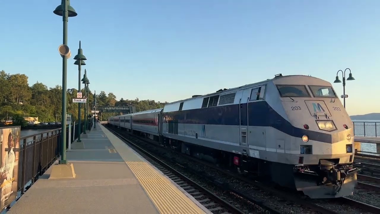 MTA Metro-North & Amtrak Empire Corridor PM Rush Hour Action at Scarborough 