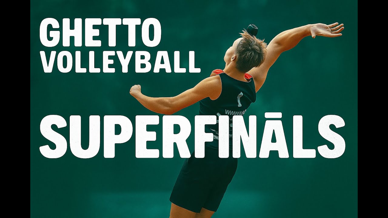 Playing in Ghetto Voleyball Superfināls.