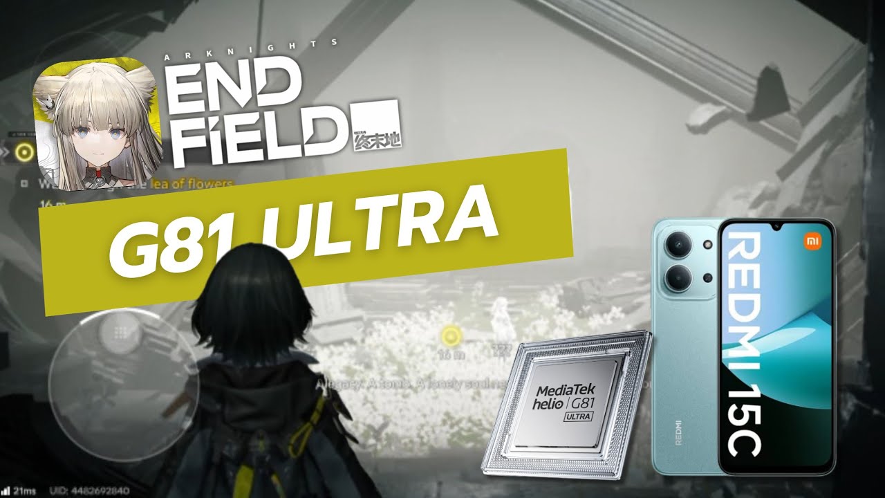 Redmi 15C Arknights Enfield (Tutorial) Gaming Test | Mediatek Helio G81 Ultra