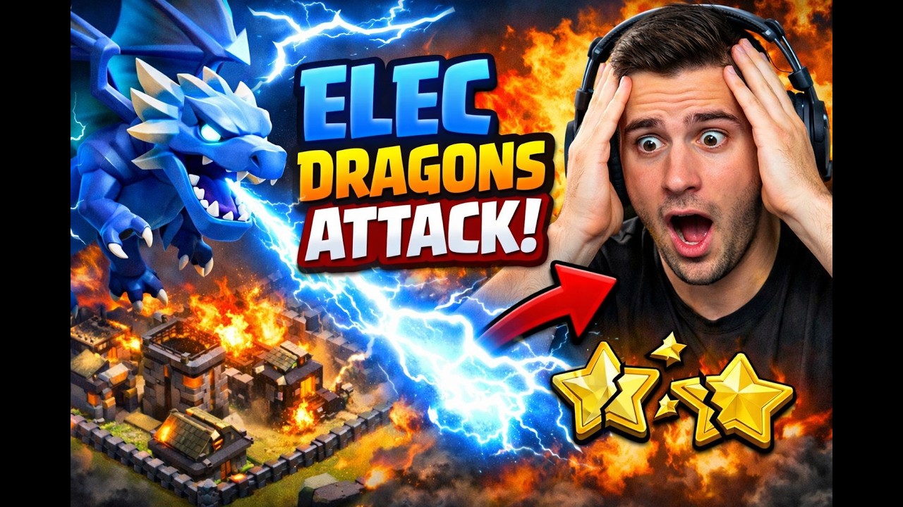 Electro Dragon Rage Mode ⚡ 4 Clean Attacks Back to Back