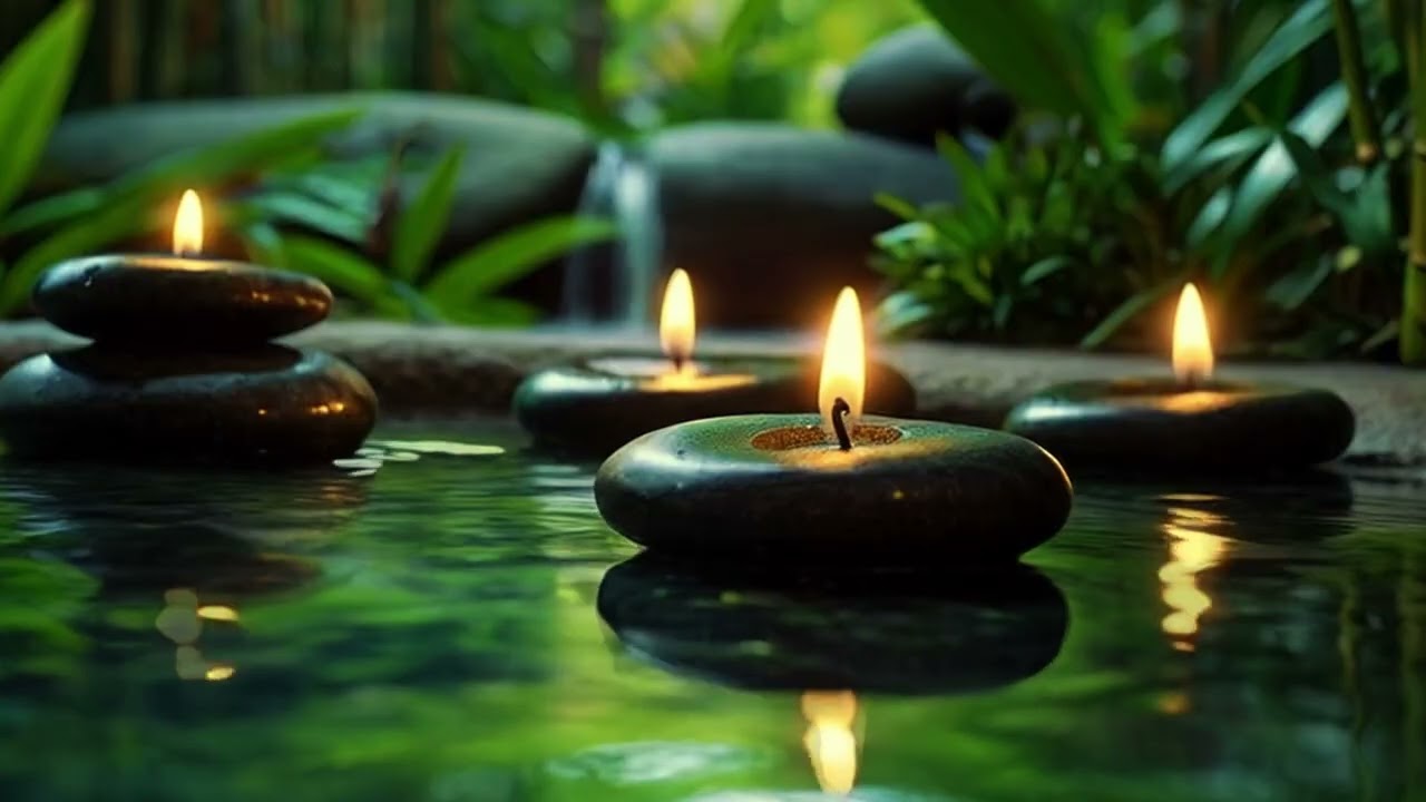 Experience Deep Sleep Fast with Gentle Bamboo Water Sounds and Calming Music