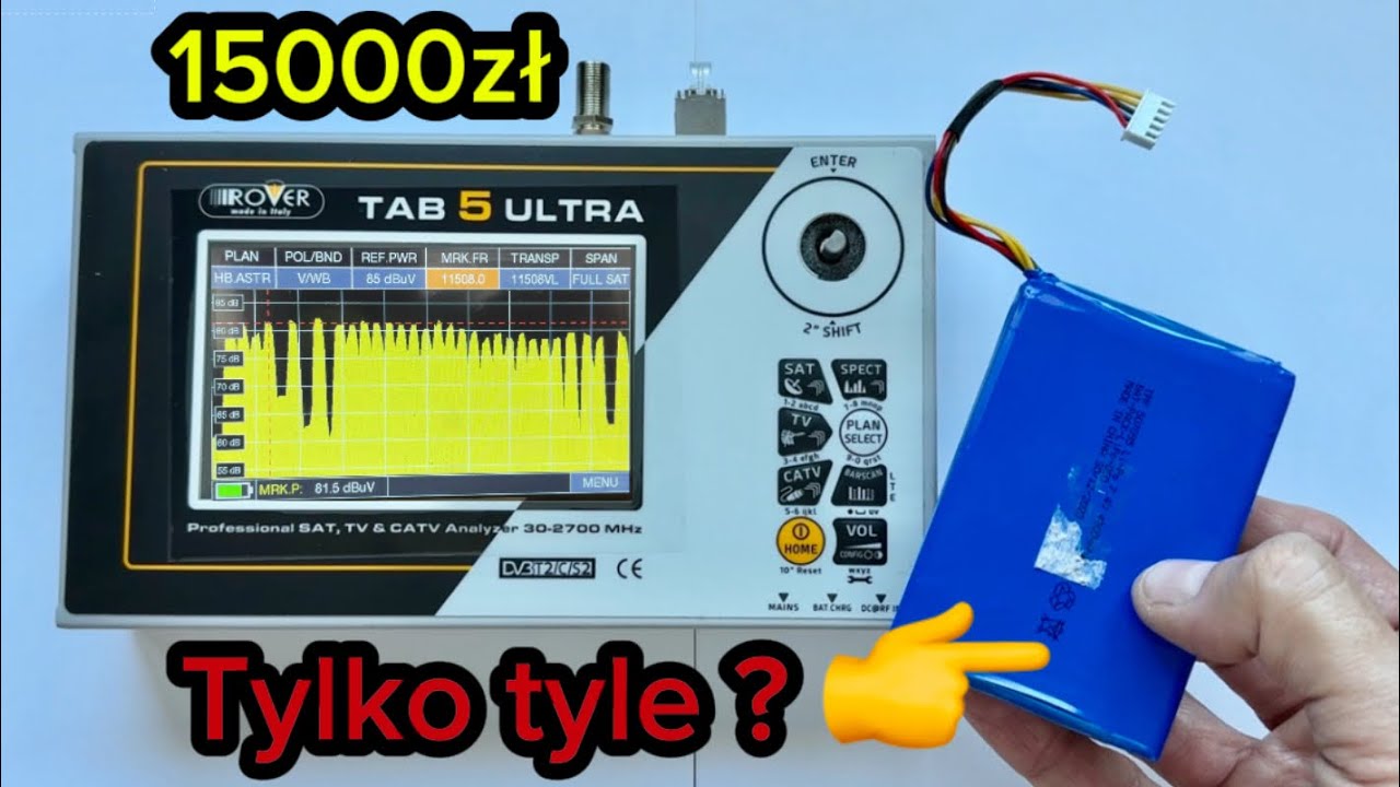 Nie takiej baterii się spodziewałem w mierniku za 15000zł 