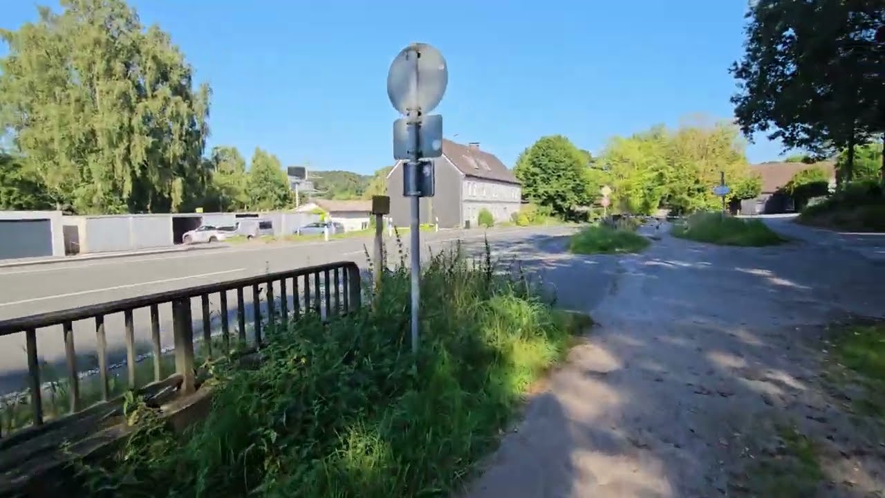 E-Scooter Tour 2024 - Hattingen - Wuppertal-Vohwinkel 4k60fps