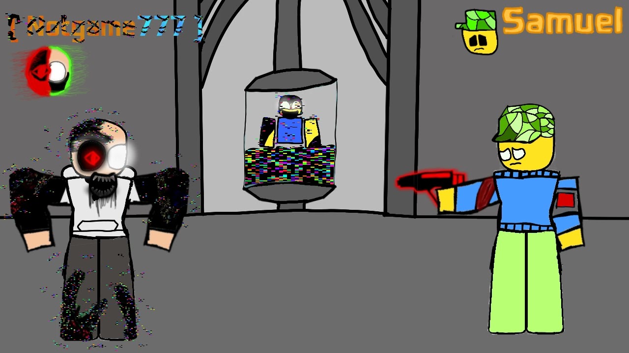 { - Corrupted! Glitch_FileDeleted & Notgame777 vs Samuel - } { Overlorder Song } { FNF Pibbified }