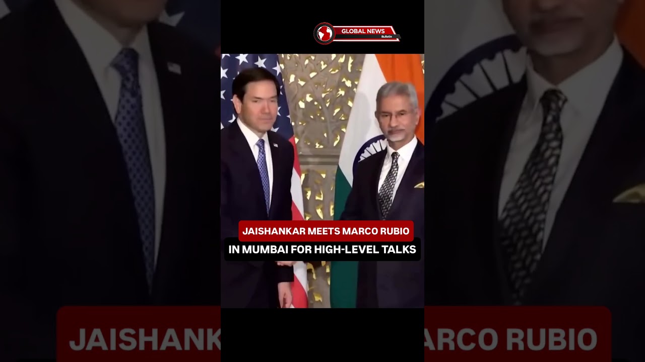 JAISHANKAR MEETS MARCO RUBIO IN MUMBAI FOR HIGH-LEVEL TALKS #indianews #breakingnews
