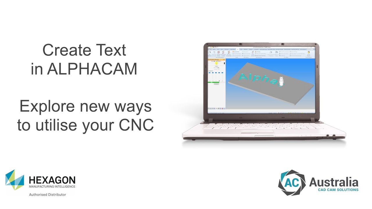 How to - Create Text with ALPHACAM