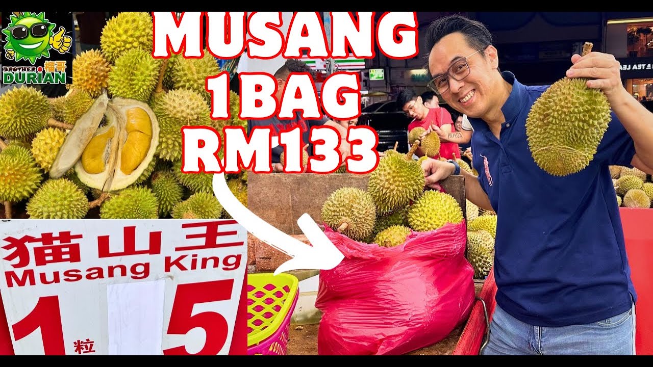 GILA! Musang King RM5 😱 1 BAG Cuma RM133?!