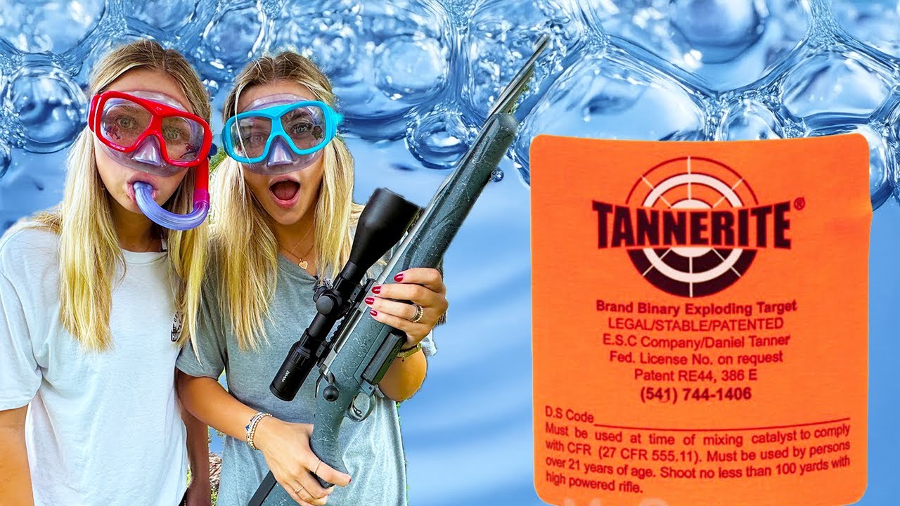 Twins fill THIS full of WATER and TANNERITE then Shoot it! NOT WHAT THEY EXPECTED!