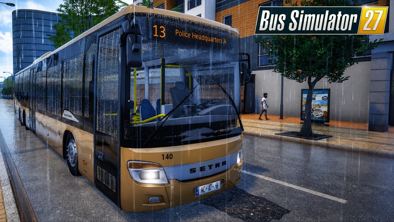Setra S418 LE!! | Bus Simulator 27 | Rain Gameplay! (Preview)