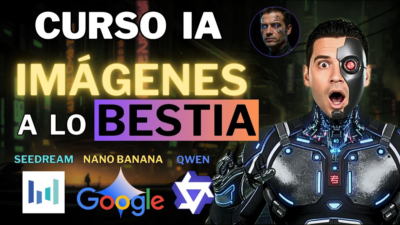 CURSO NANO BANANA 🍌 + SEEDREAM + QWEN: FÓRMULA PROMPT para CREAR y EDITAR  IMÁGENES