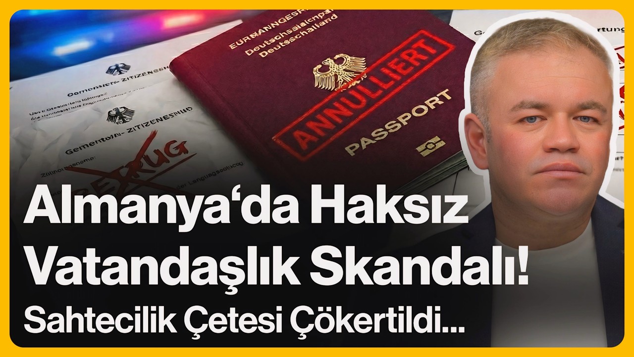 Almanya'da Haksız Vatandaşlık Skandalı! Sahtecilik Çetesi Çökertildi... | 10 Şubat 2026