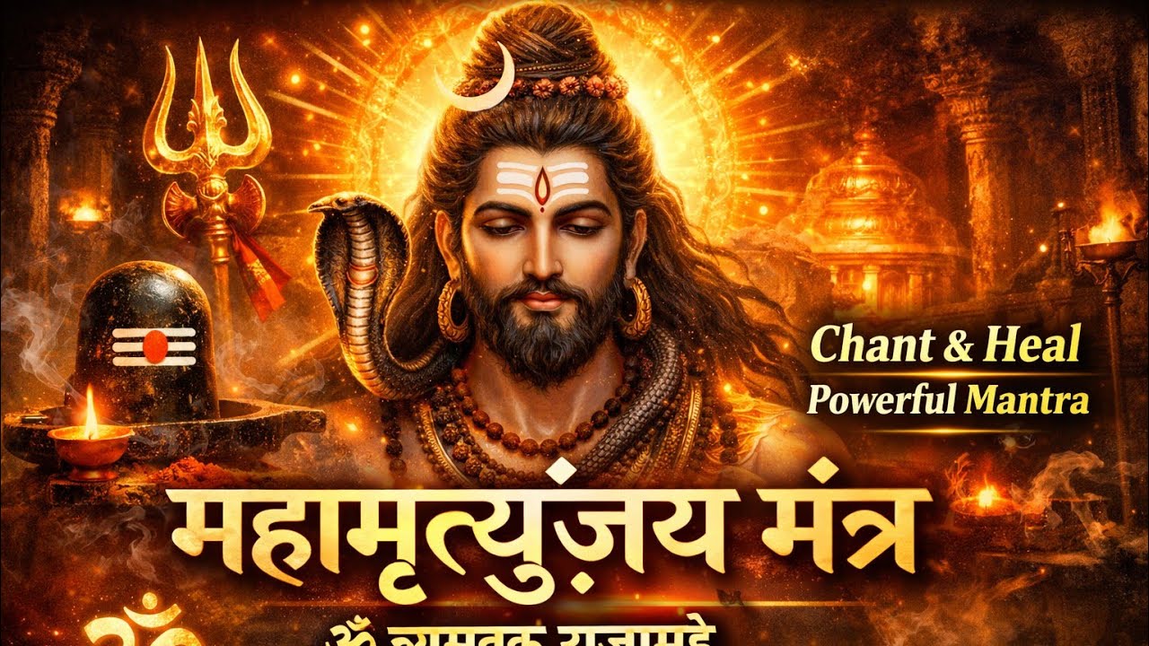 महामृत्युंजय मंत्र | Maha Mrityunjaya Mantra |1घंटा | Powerful Shiva Mantra for Healing & Protection