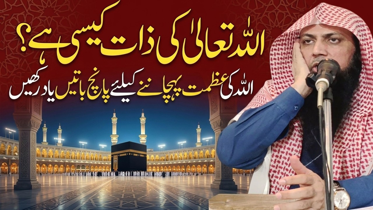 Allah Ki Zaat Kesi Hai || Shaikh Qari Sohaib Ahmed Meer Muhammadi