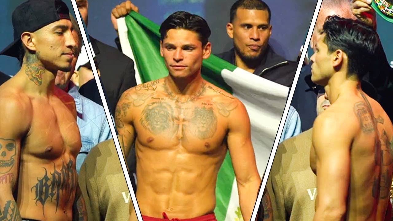 HIGHLIGHTS | David Benavidez & Ryan Garcia TEAM UP vs Mario Barrios • WEIGH-IN BEST MOMENTS