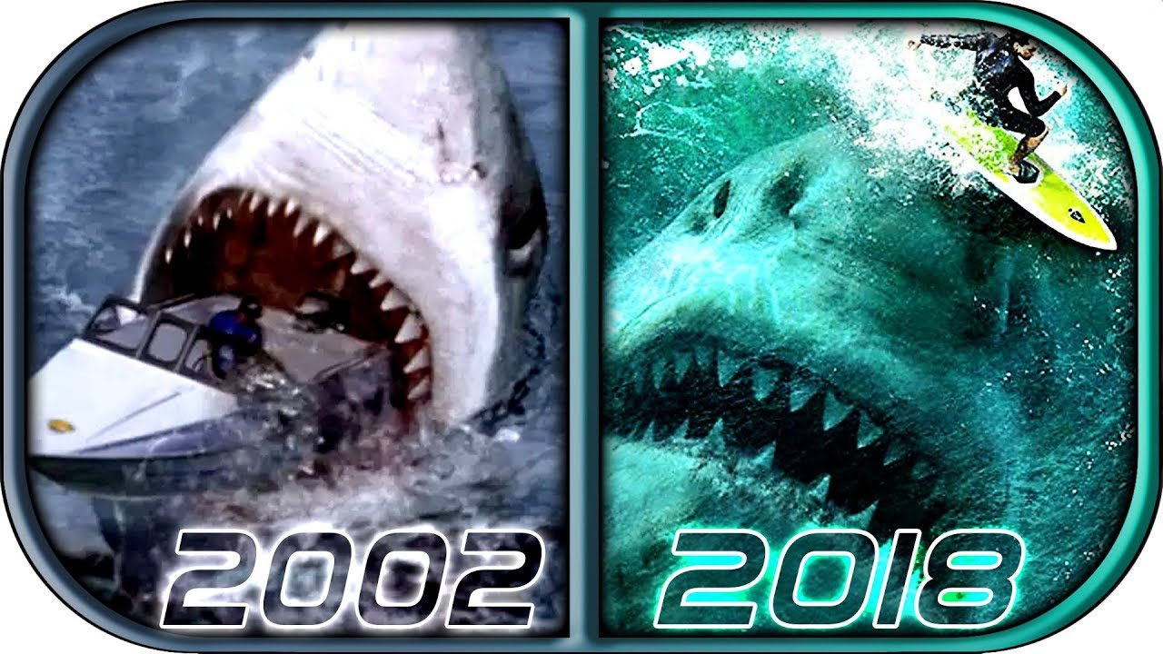 EVOLUTION of MEGALODON in Movies & TV (2002-2018) The Meg full movie movie scene megalodon attack