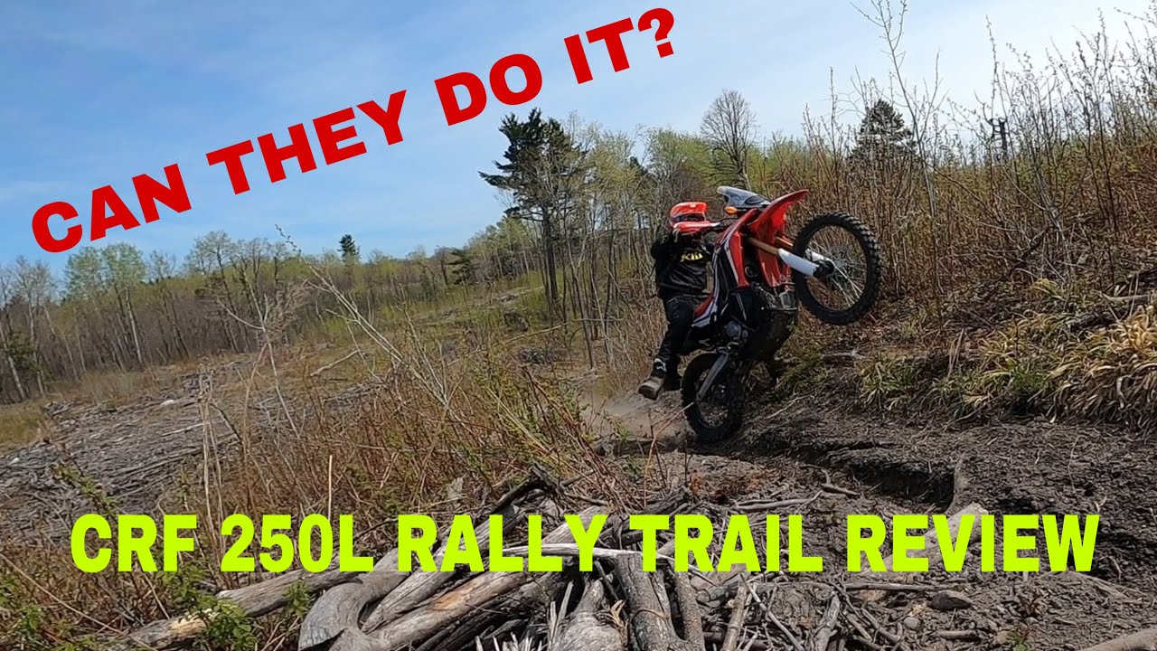 CRF 250L RALLYS ON SINGLE TRACK TRAILS