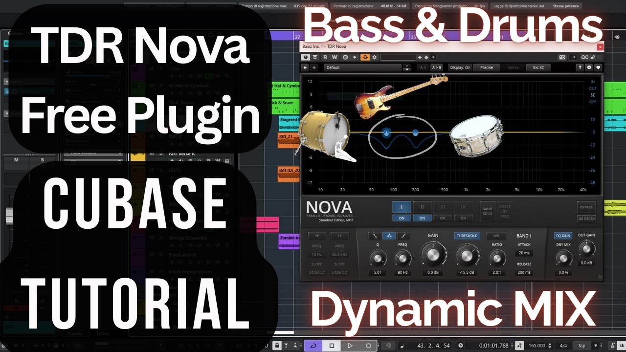TDR Nova: The Best FREE Dynamic EQ | Sidechain Tutorial Kick & bass