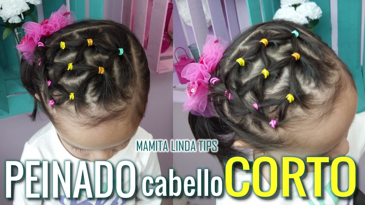 PEINADO PARA NIÑA CABELLO CORTO | MAMITA LINDA TIPS