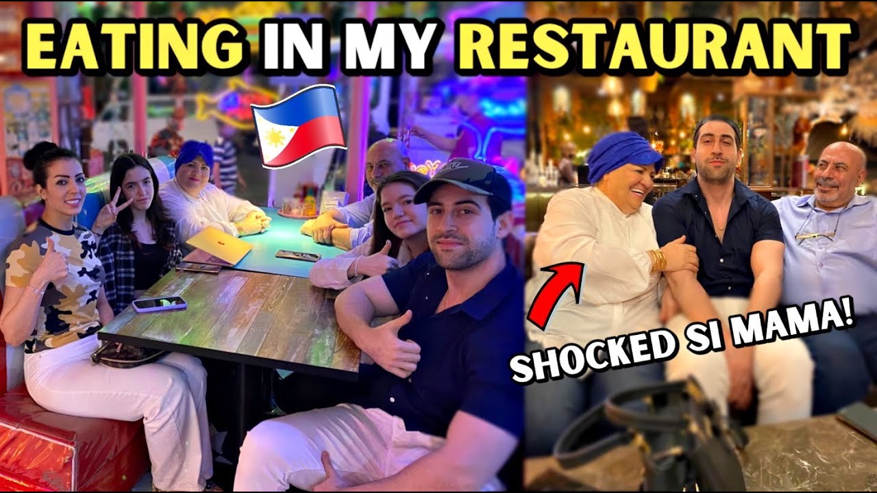 Сюрприз для мамы в моём ресторане на Филиппинах! 🇵🇭 Семейный мукбанг 😍