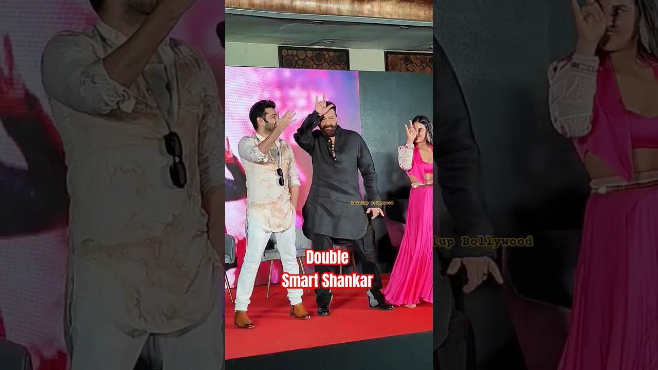 Double Ismart Shankar is here #sanjaydutt #rampothineni #bollywood #southmovie #shorts #dance #viral