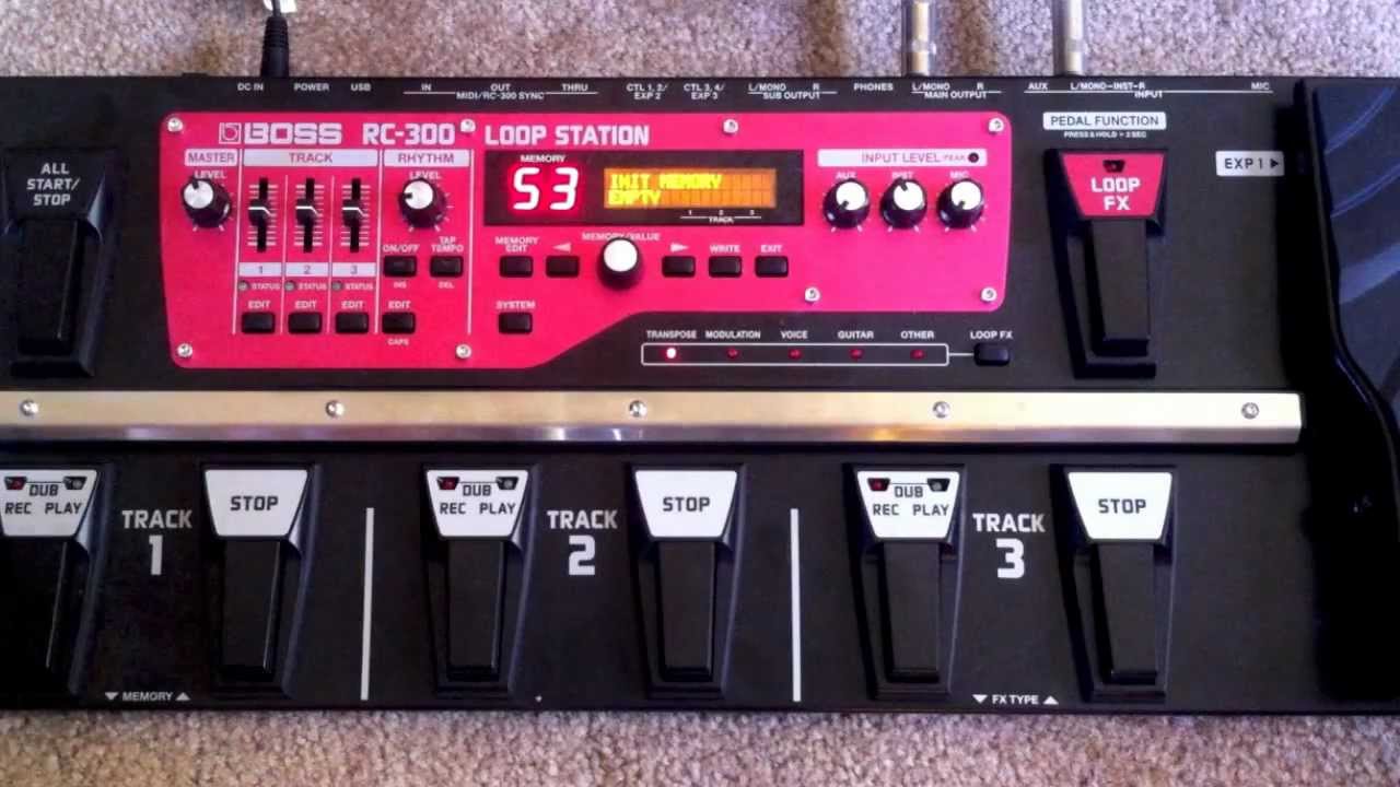 BOSS RC-300: Count-In Rec