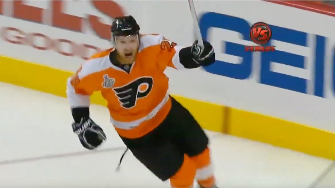 Claude Giroux OVERTIME Goal - Game 3, 2010 Stanley Cup Final Blackhawks vs. Flyers