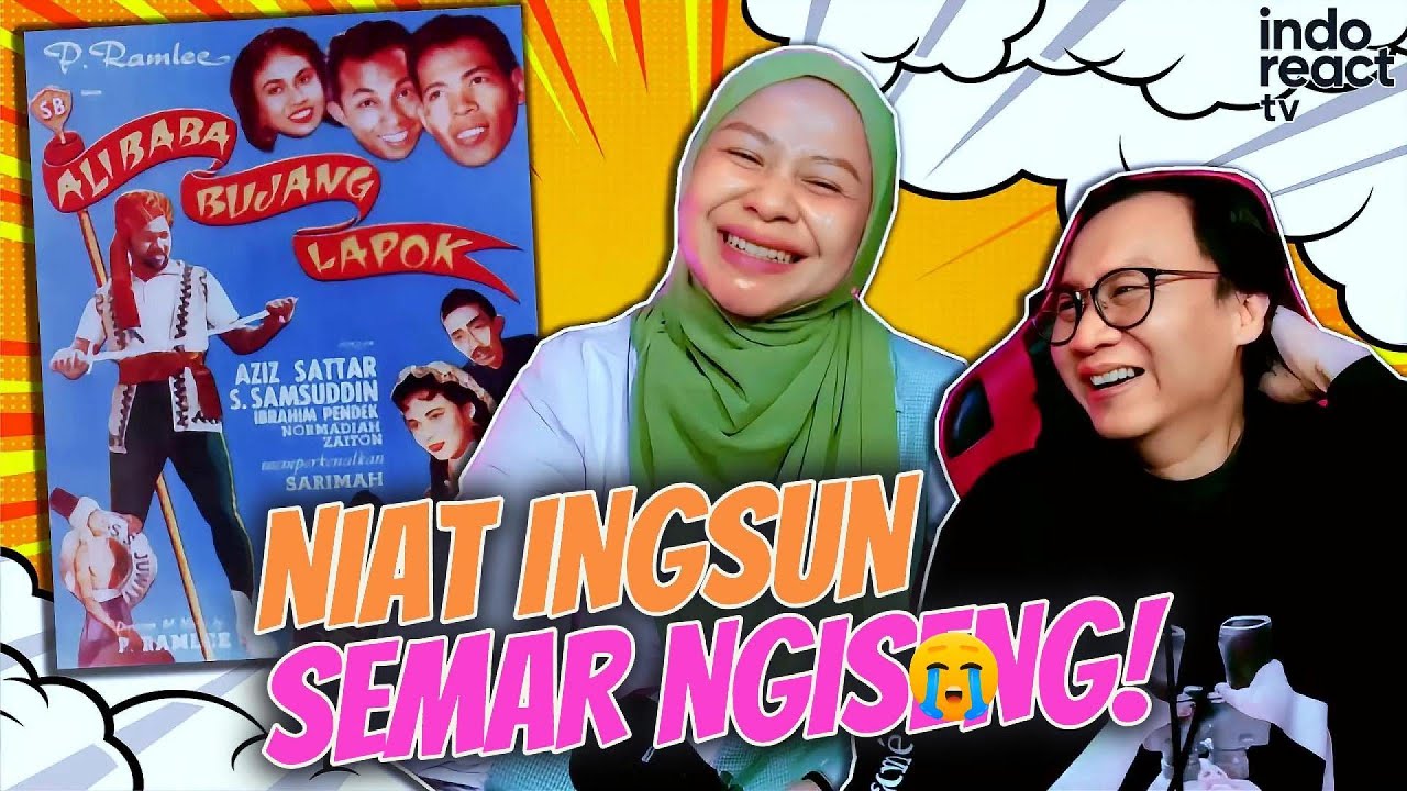 🤣SUDIN JADI ORANG KAYA‼️ ALI BABA BUJANG LAPOK - Part 1 | FILEM P.RAMLEE | REACTION | INDOREACTTV